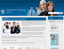 Tablet Screenshot of medixeacapital.com